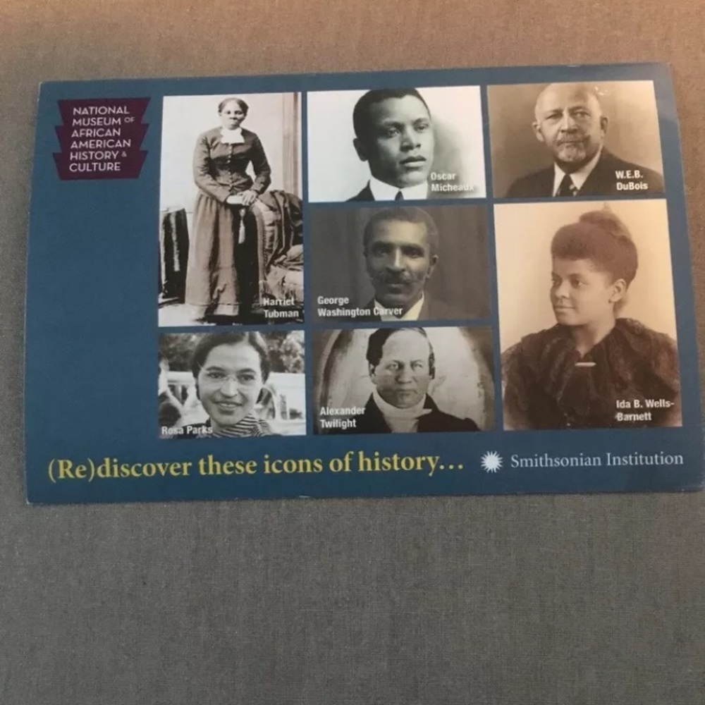African American Icons Culture Smith.  Postcard